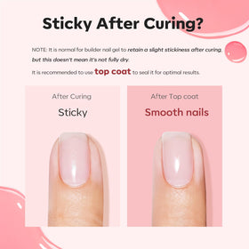 modelones Builder Nail Set elegant pink nude colour swatches