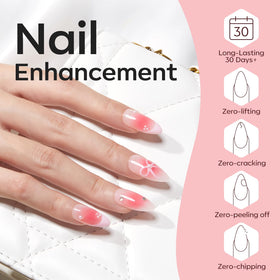 modelones Builder Nail Set showing built-in brush