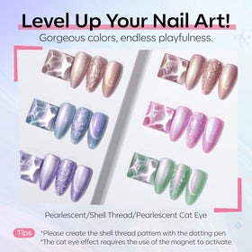 modelones Cat Eye Gel Nail Polish bottle close-up showing pearl finish