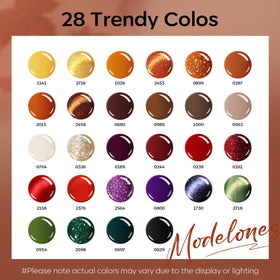 modelones Cat Eye Gel Nail Polish brush for easy application