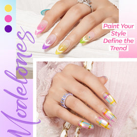 modelones Cat Eye Gel Nail Polish Green colour