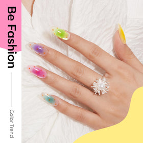 modelones Cat Eye Gel Nail Polish Hot Pink colour