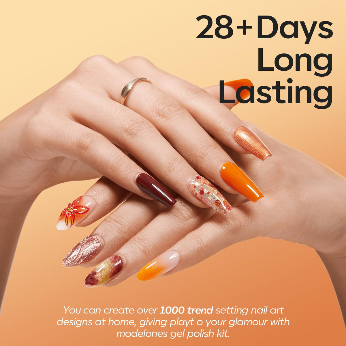 modelones Cat Eye Gel Nail Polish in various colours