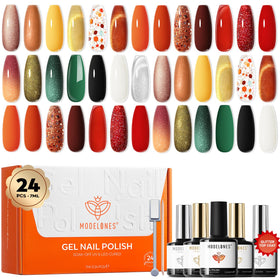modelones Cat Eye Gel Nail Polish Set 24PCS front view