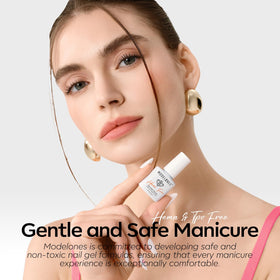 Modelones Cat Eye Gel Nail Polish Set displayed with magnet