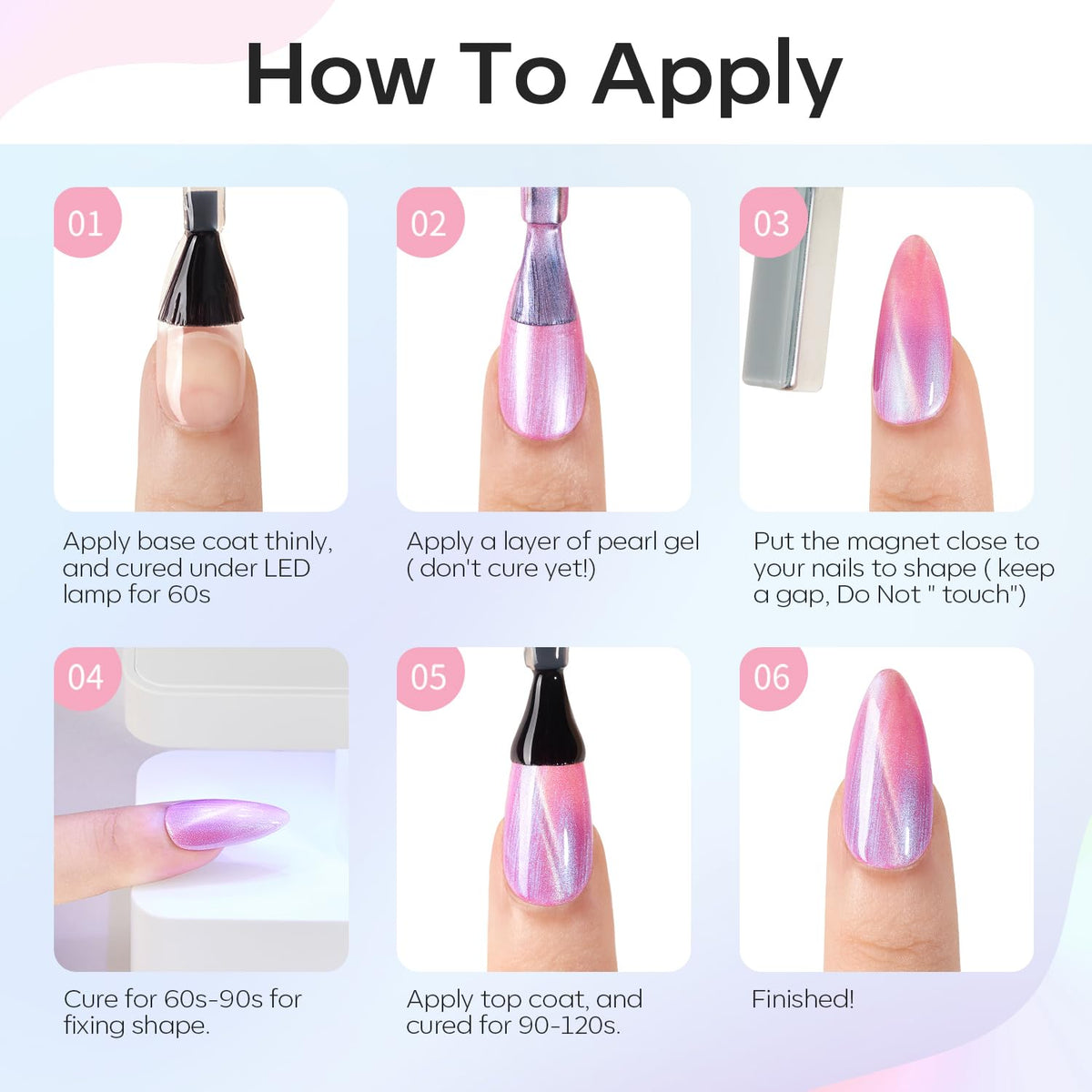 modelones Cat Eye Gel Nail Polish set in lifestyle setting