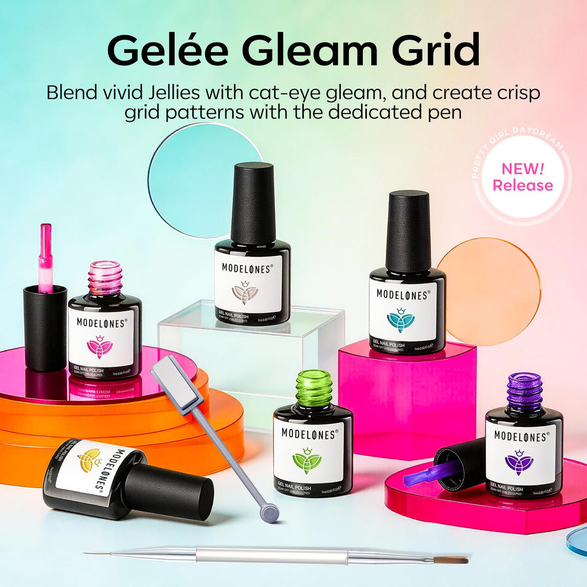 modelones Cat Eye Gel Nail Polish set packaging