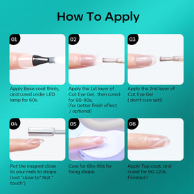 modelones Cat Eye Gel Nail Polish set packaging