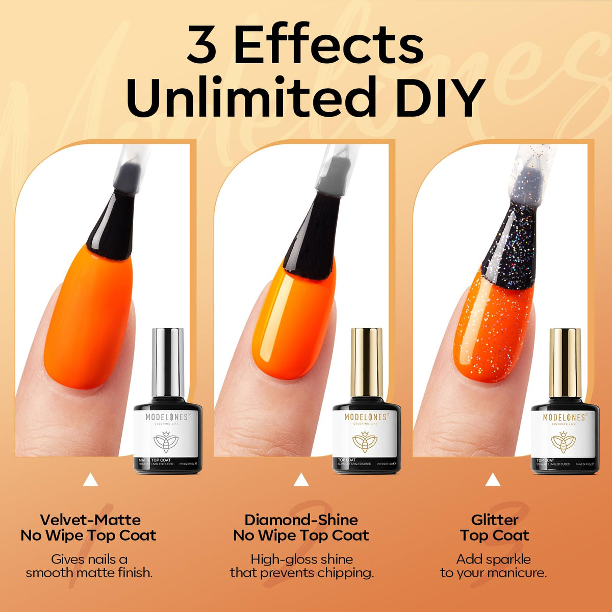 modelones Cat Eye Gel Nail Polish swatches