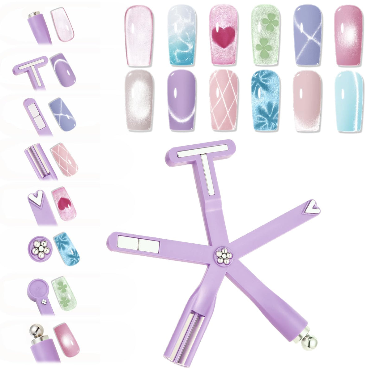Modelones Cat Eye Magnet 8-in-1 Tool front view