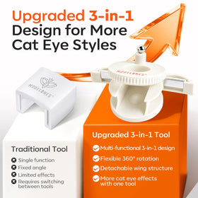 modelones Cat Eye Nail Magnet in a nail art setup