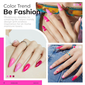 modelones Cherry Blossom Pink Gel Nail Polish bottle