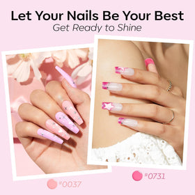 modelones Cherry Blossom Pink gel polish bottle front view