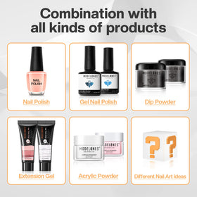 modelones Clear Gel Nail Polish Set with nail tools