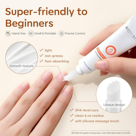 modelones Cuticle Cream Softener 18g with silicone brush