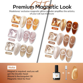 modelones Double-Heads Magnetic Stick for cat eye effect