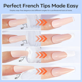 modelones French Tip Nail Tool Kit laid out on a table