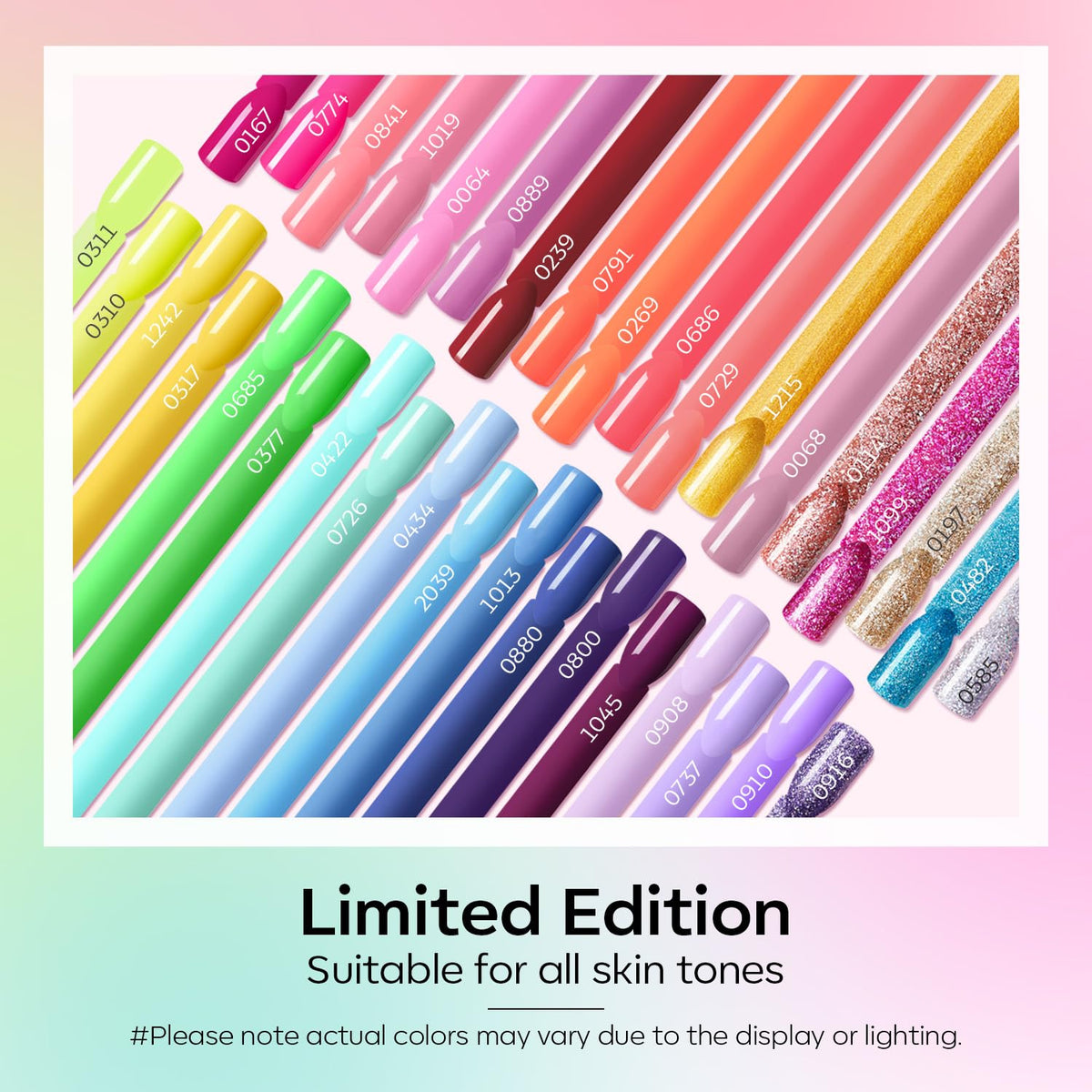 modelones Gel Nail Polish bottles in assorted colours
