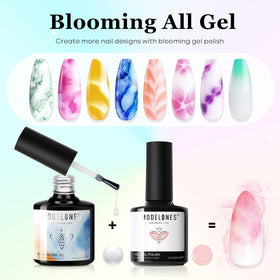 modelones Gel Nail Polish bottles lined up in a row
