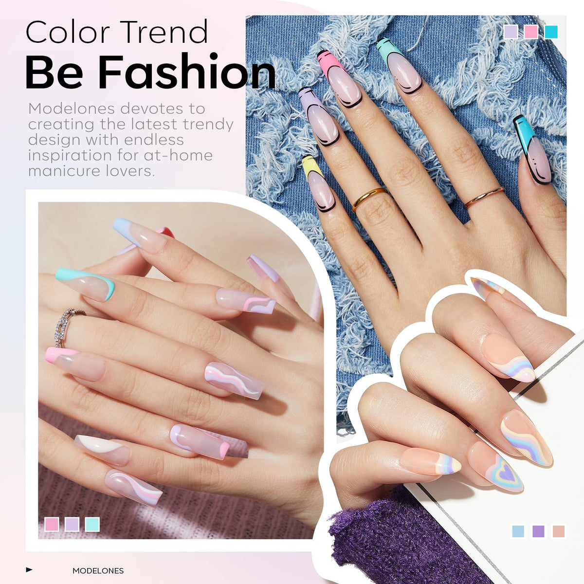 modelones Gel Nail Polish brush for easy application