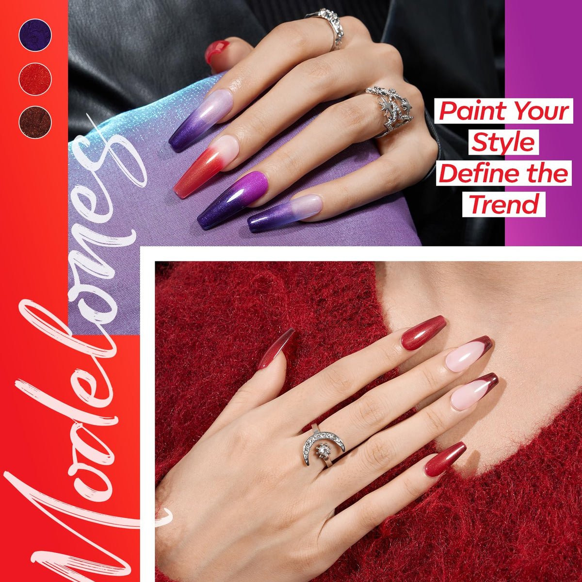 modelones Gel Nail Polish brush for easy application
