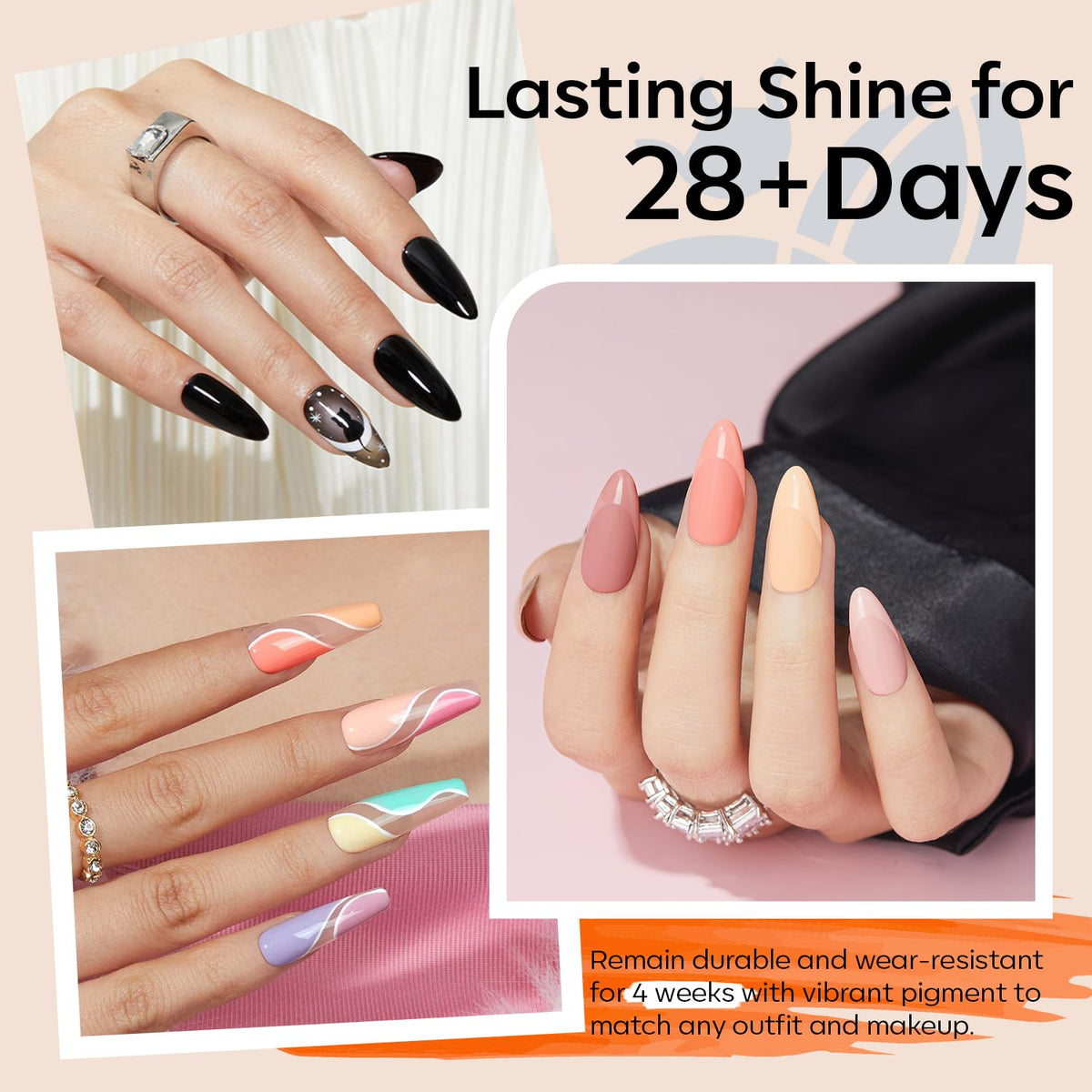 modelones Gel Nail Polish brush for easy application