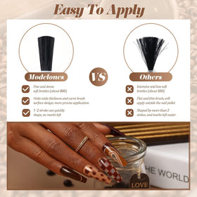 modelones Gel Nail Polish brush for easy application