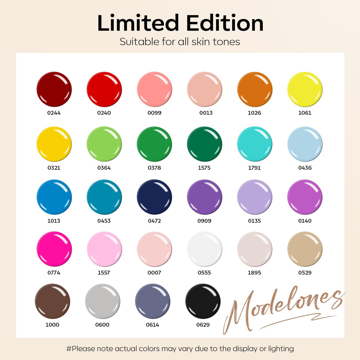 modelones gel nail polish brush for smooth application