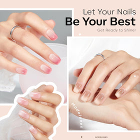 modelones Gel Nail Polish Kit gift packaging with postcard and poster