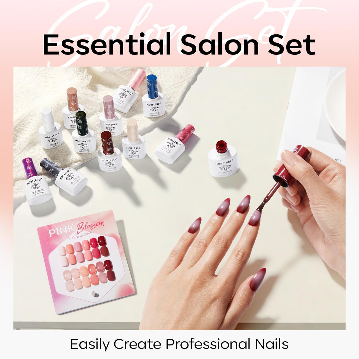 modelones Gel Nail Polish Set 12Pcs 15ML packaging view