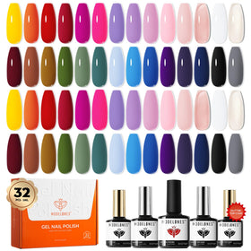 modelones Gel Nail Polish Set 32PCS with assorted colours