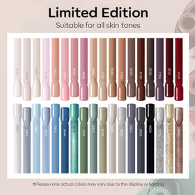 modelones Gel Nail Polish Set 36 Colours showing various shades