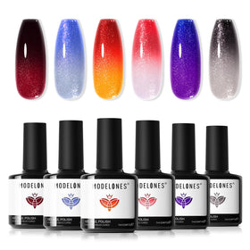 modelones Gel Nail Polish Set 6 Colours front view