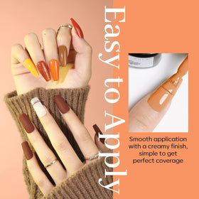 modelones Gel Nail Polish Set application on nails
