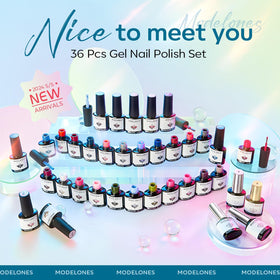 modelones Gel Nail Polish Set in packaging