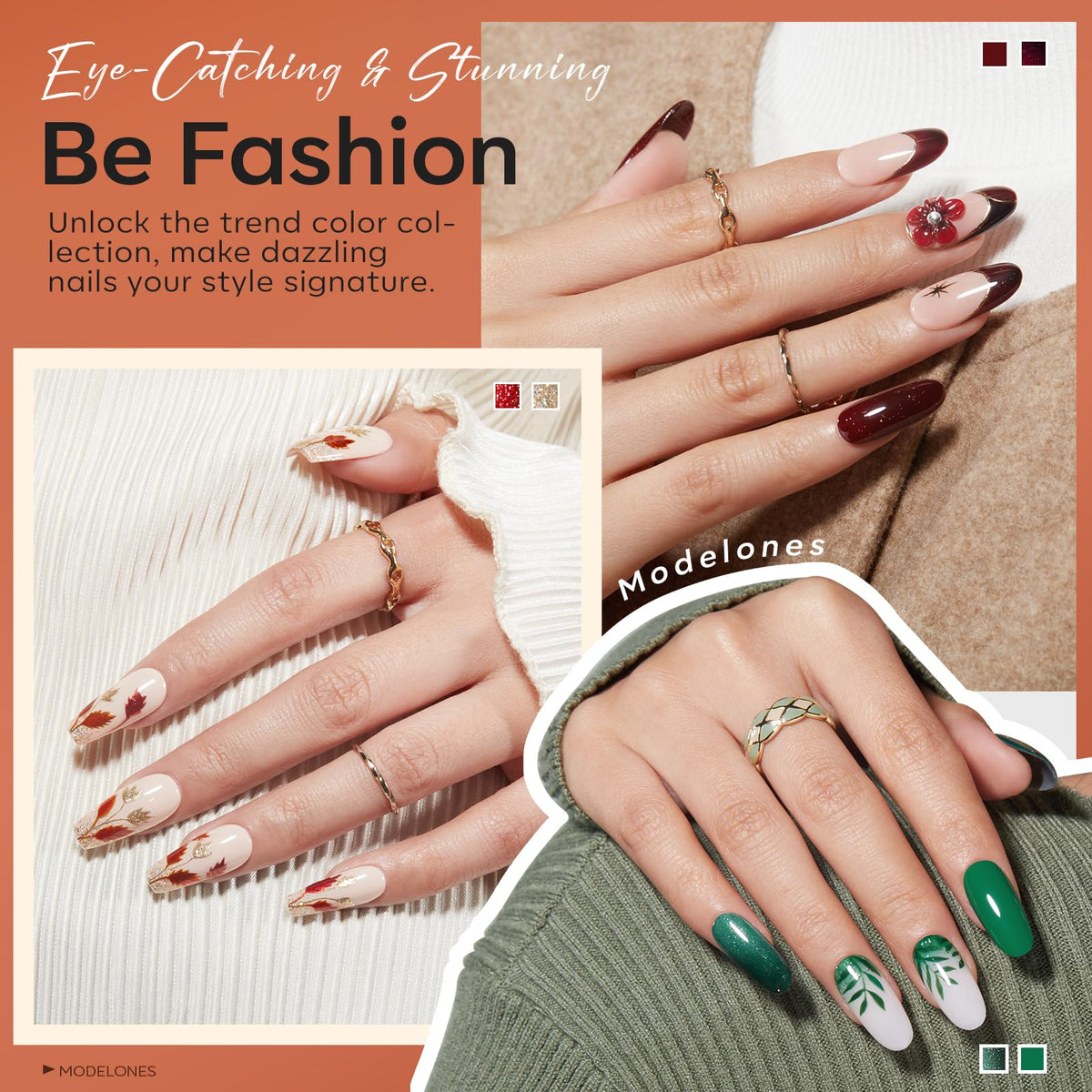 modelones gel nail polish set packaging front view