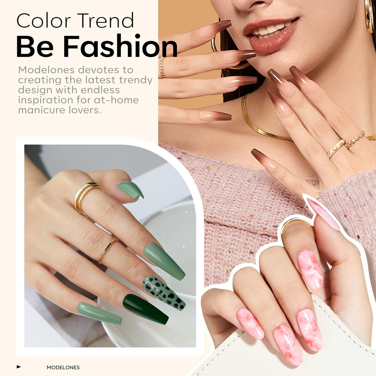 modelones gel nail polish top coats including glossy and matte