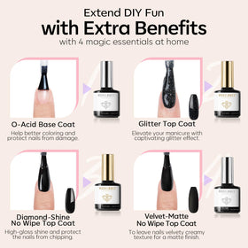 modelones Gel Nail Polish with LED light curing