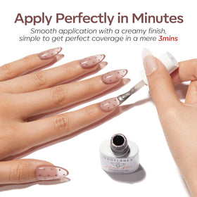 modelones gel polish application on nails