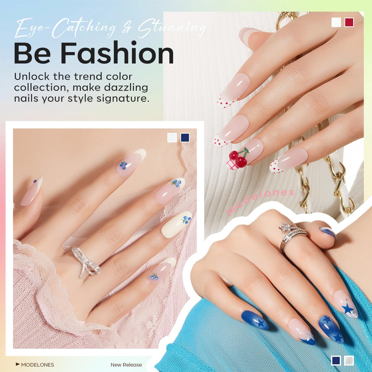 modelones gel polish application process