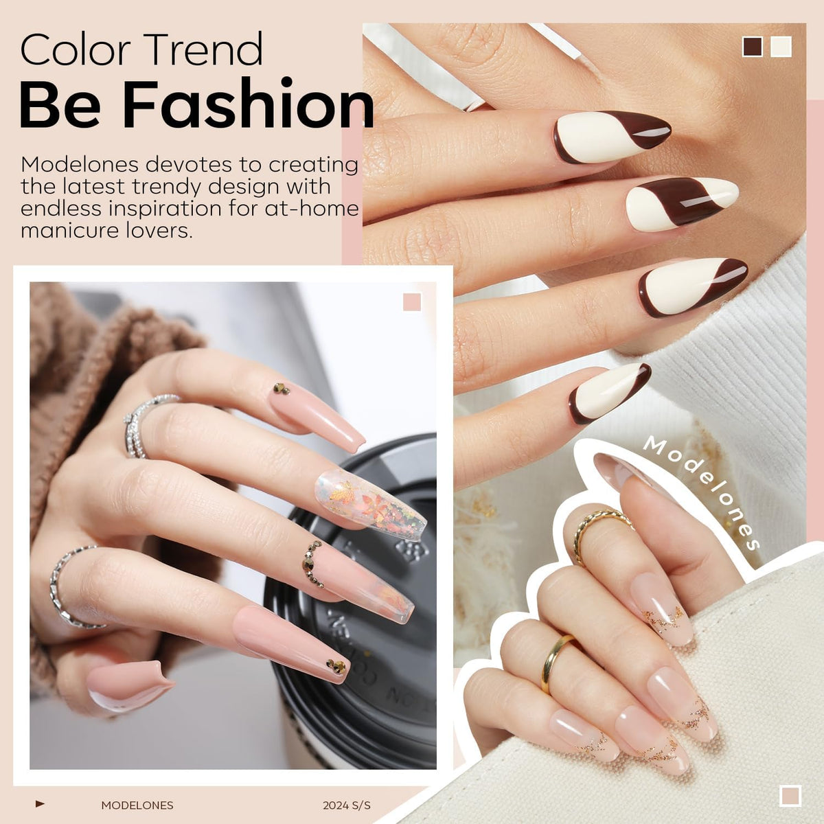 modelones gel polish brush for easy application