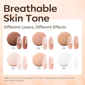 modelones Gel Polish Builder Nail Set application with brush