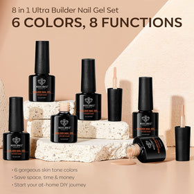 modelones Gel Polish Builder Nail Set lifestyle scene with nails