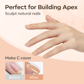 modelones Gel Polish Builder Nail Set packaging with dimensions