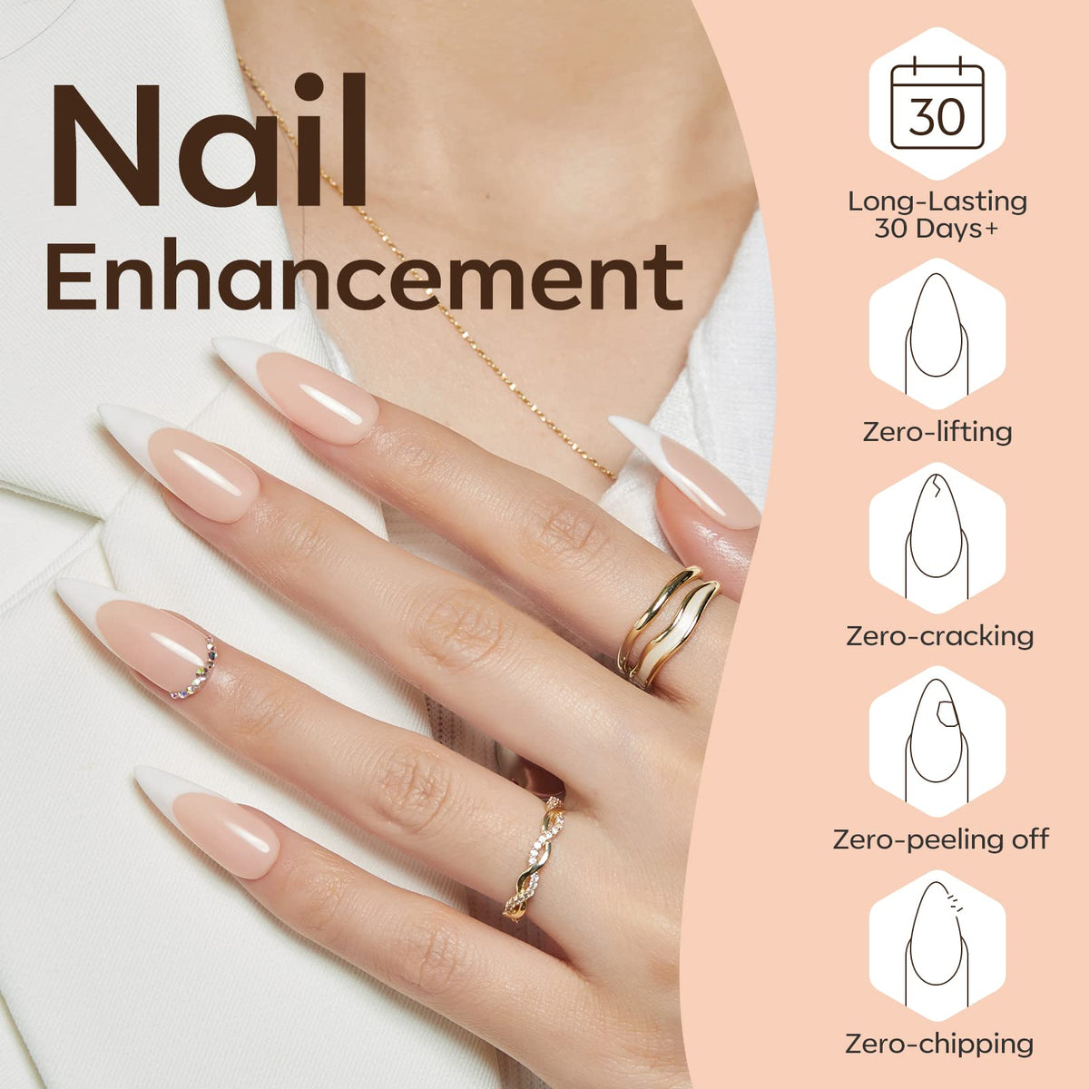 modelones Gel Polish Builder Nail Set showing versatility in use