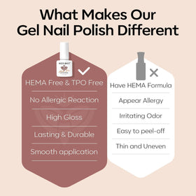 modelones gel polish in a variety of skin tone shades