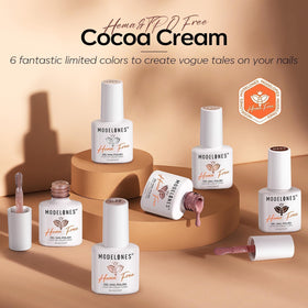 modelones gel polish on nails showing brilliant shine