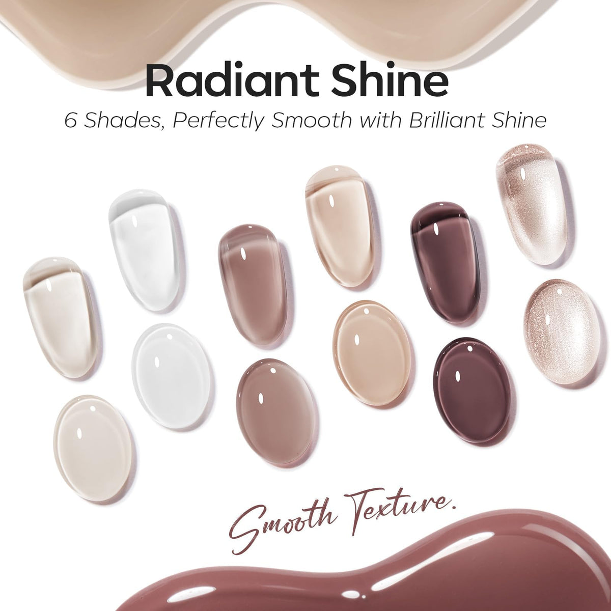 modelones gel polish set displayed with brush