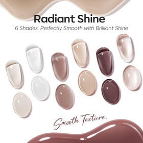 modelones gel polish set displayed with brush
