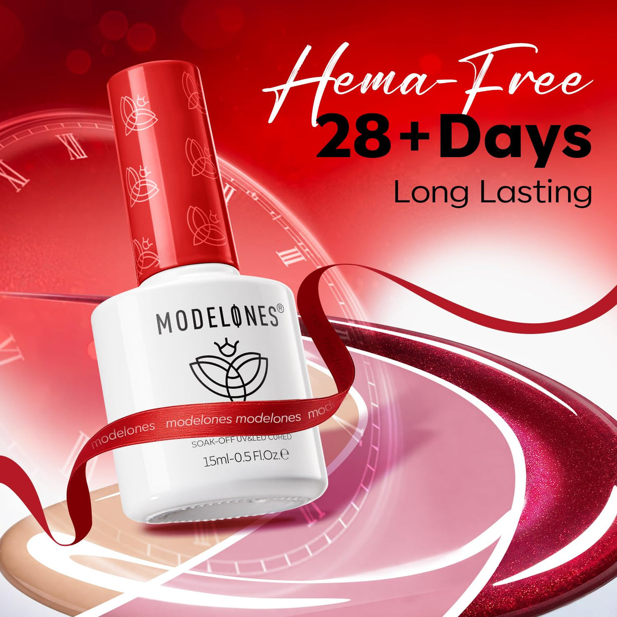 modelones gel polish set with brushes and tools